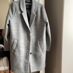 Never worn grey “dad” coat